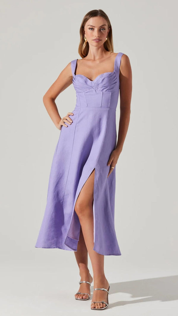 ESTELLA CORSET DRESS - Purple