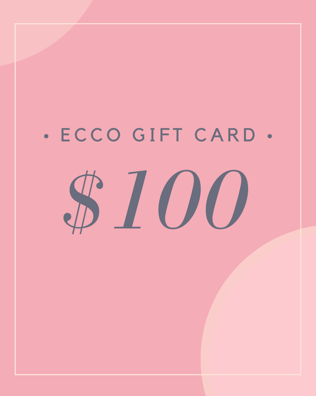 Ecco online gift card