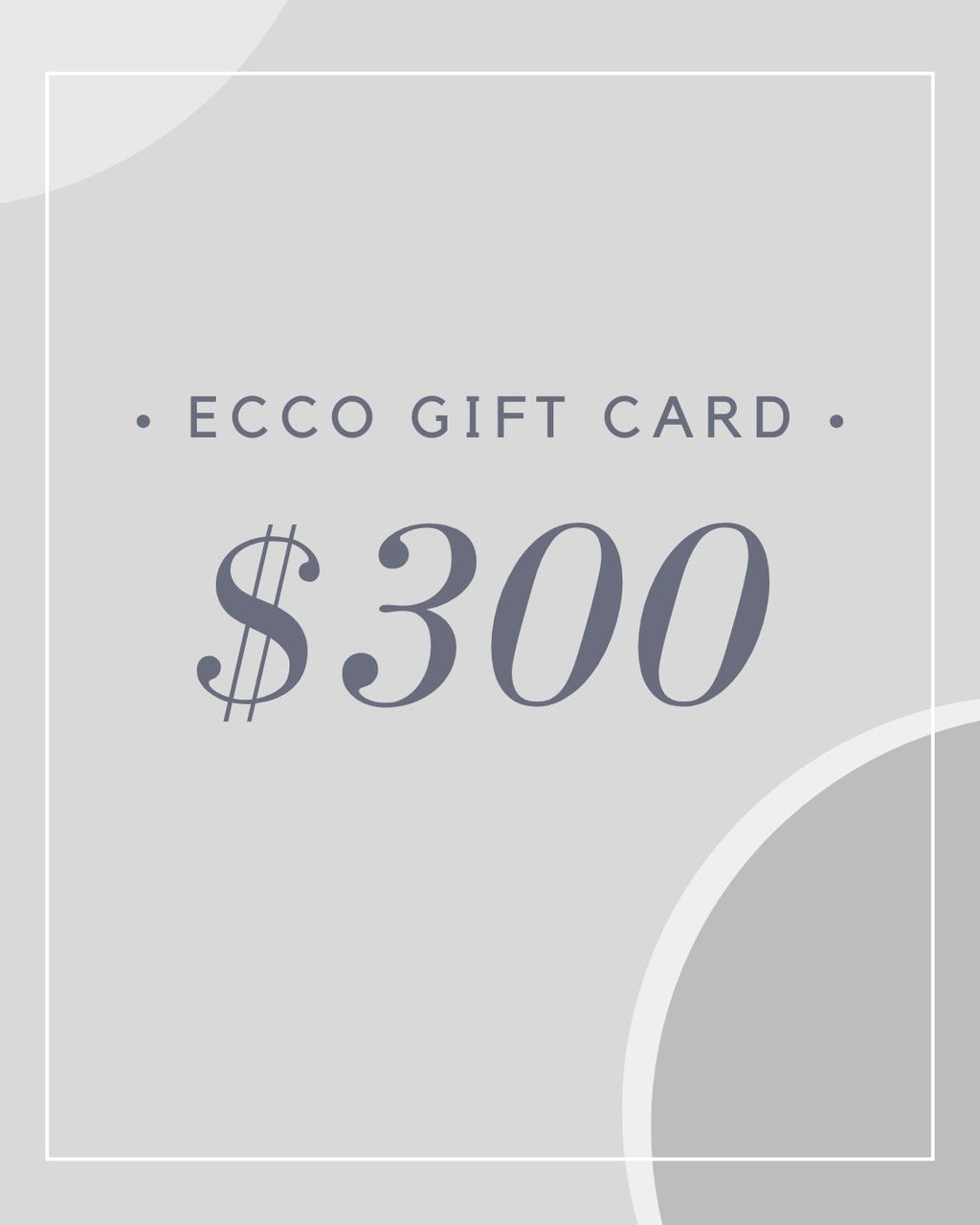 300 Ecco Physical Gift Card Ecco Clothes