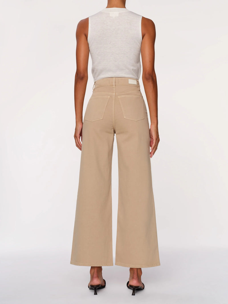 Hepburn Wide Leg High Rise Ankle Jeans