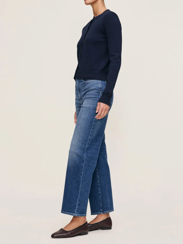 Karmine Refined Wide Leg High Rise 28" Jeans