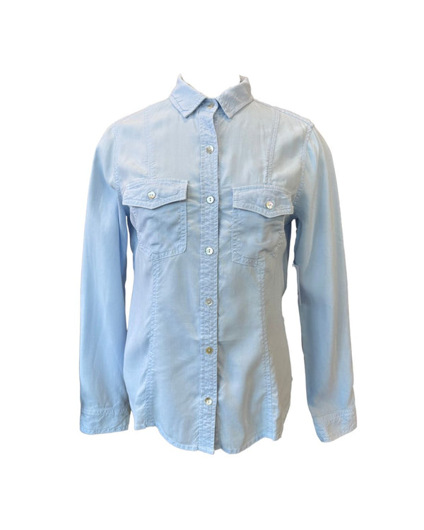 Long Sleeve Seamed Shirt - Clearwater