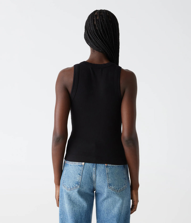 Gina Ribbed Crop Tank