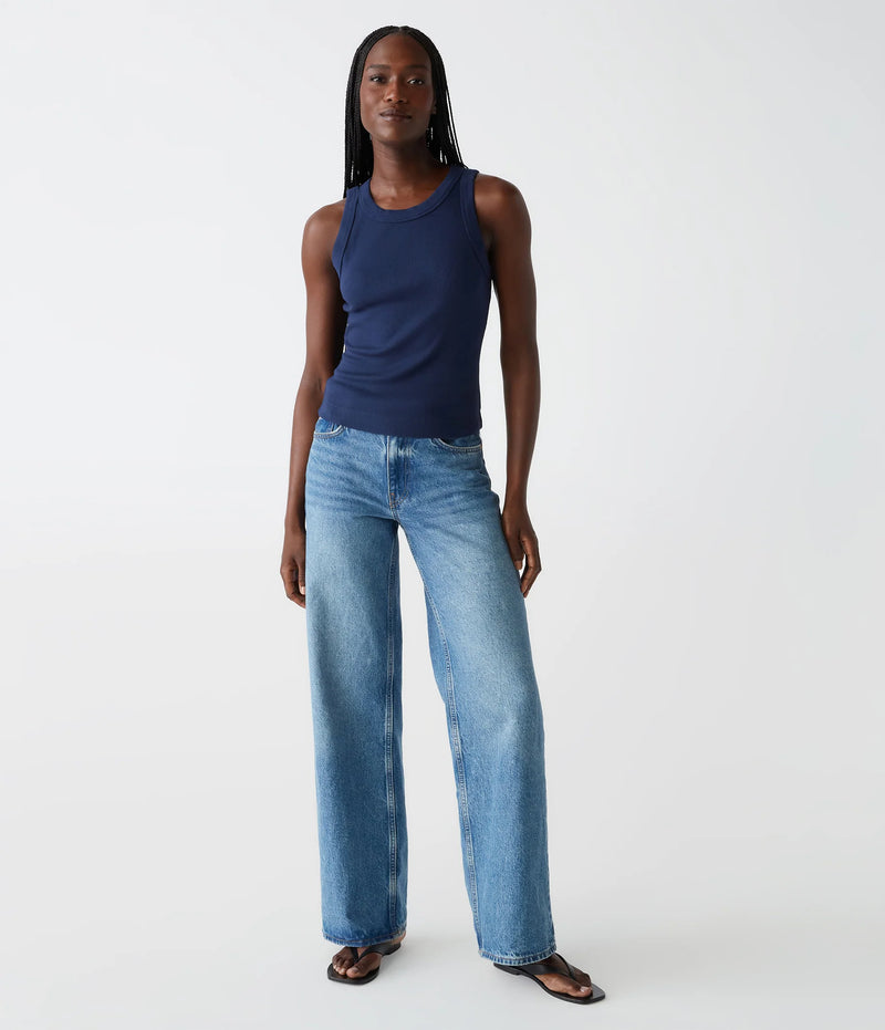 Gina Ribbed Crop Tank