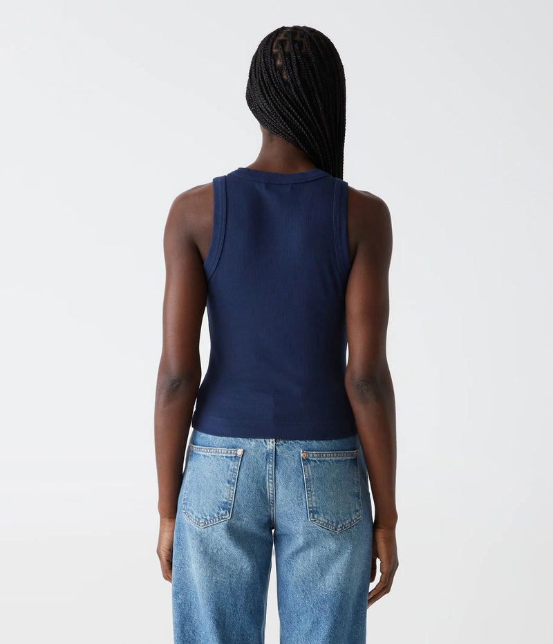 Gina Ribbed Crop Tank