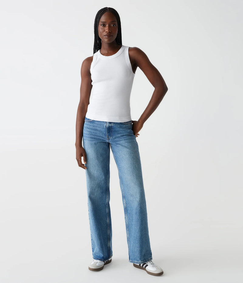 Gina Ribbed Crop Tank