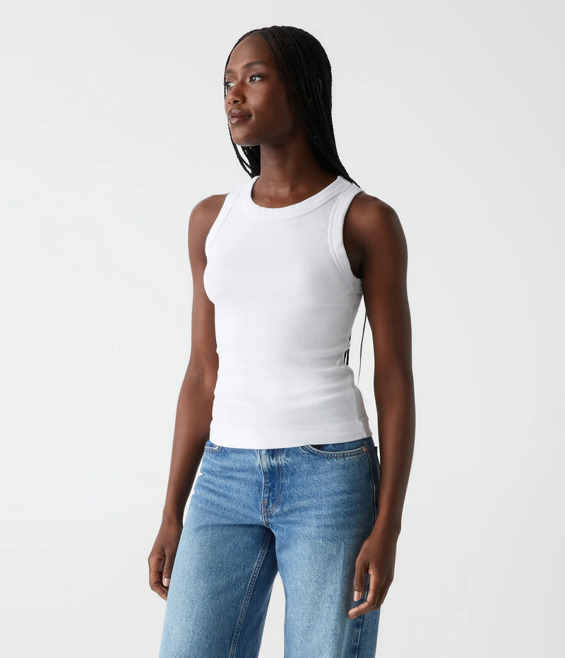 Gina Ribbed Crop Tank