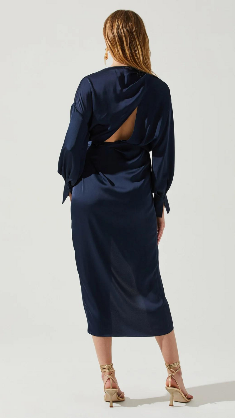 Sadyra Dress - Midnight Blue