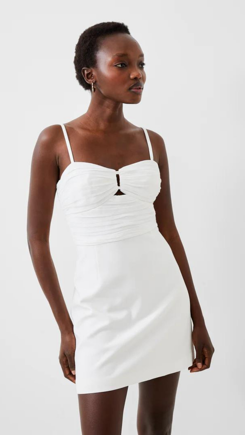 Whisper Strappy Tulle Dress - Summer White