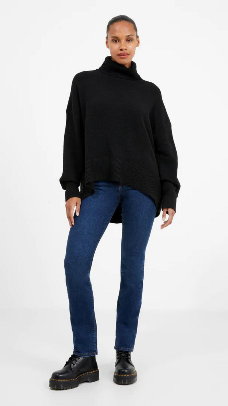Vhari Turtleneck Sweater in Black