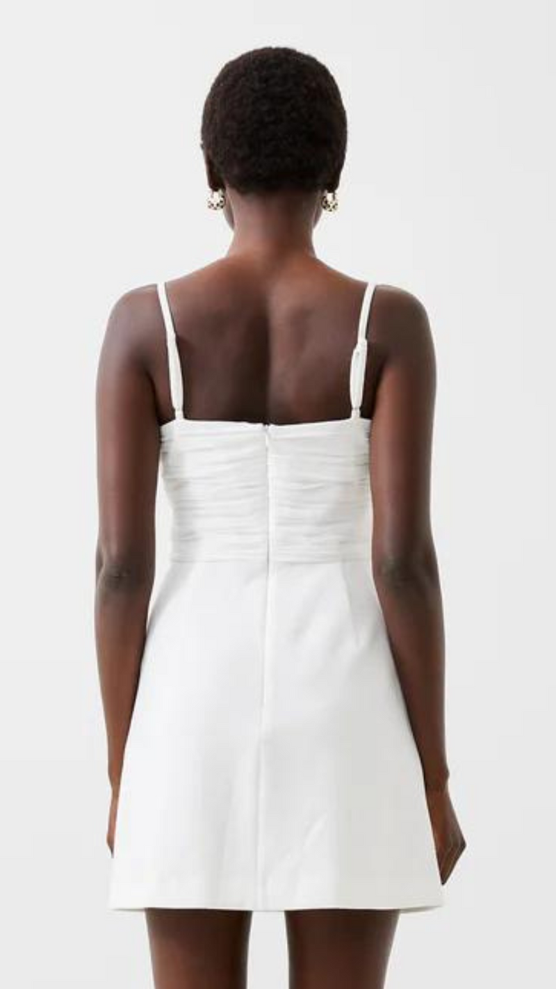 Whisper Strappy Tulle Dress - Summer White