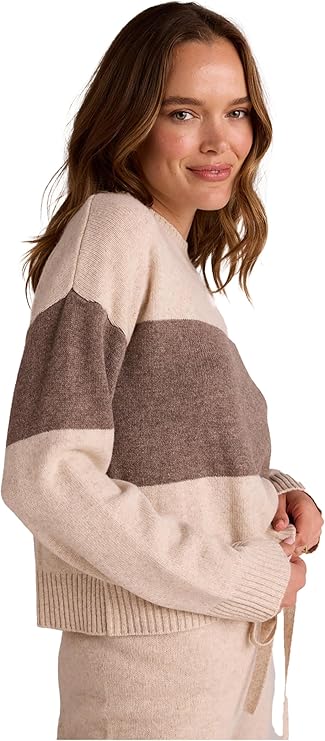 Cashmere Blend Crew Neck Sweater