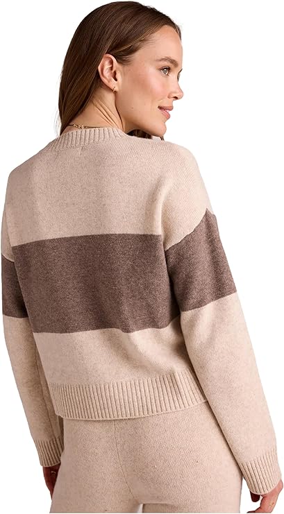 Cashmere Blend Crew Neck Sweater