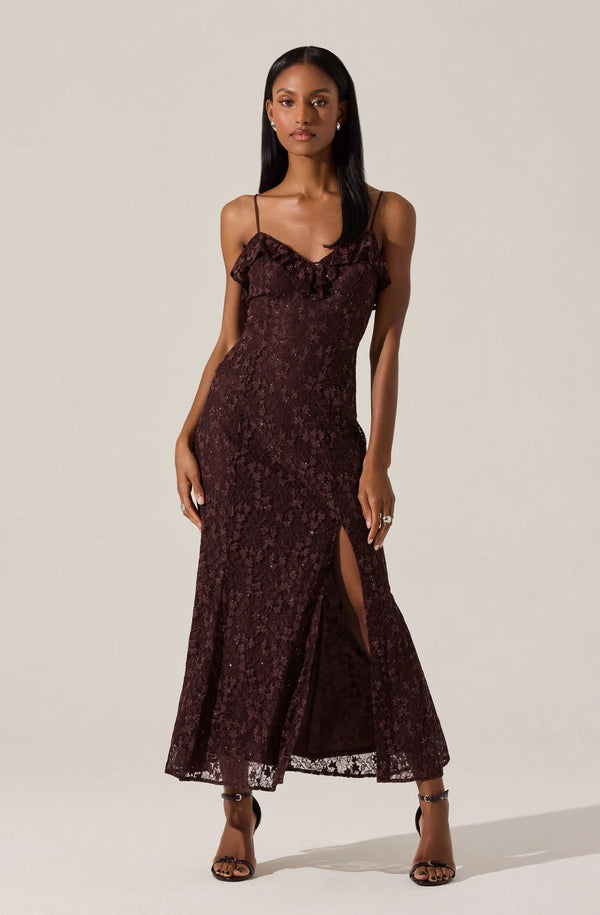Leonie Floral Lace Maxi Dress