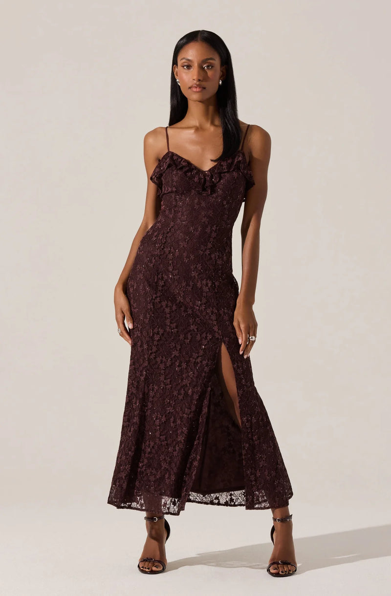 Leonie Floral Lace Maxi Dress
