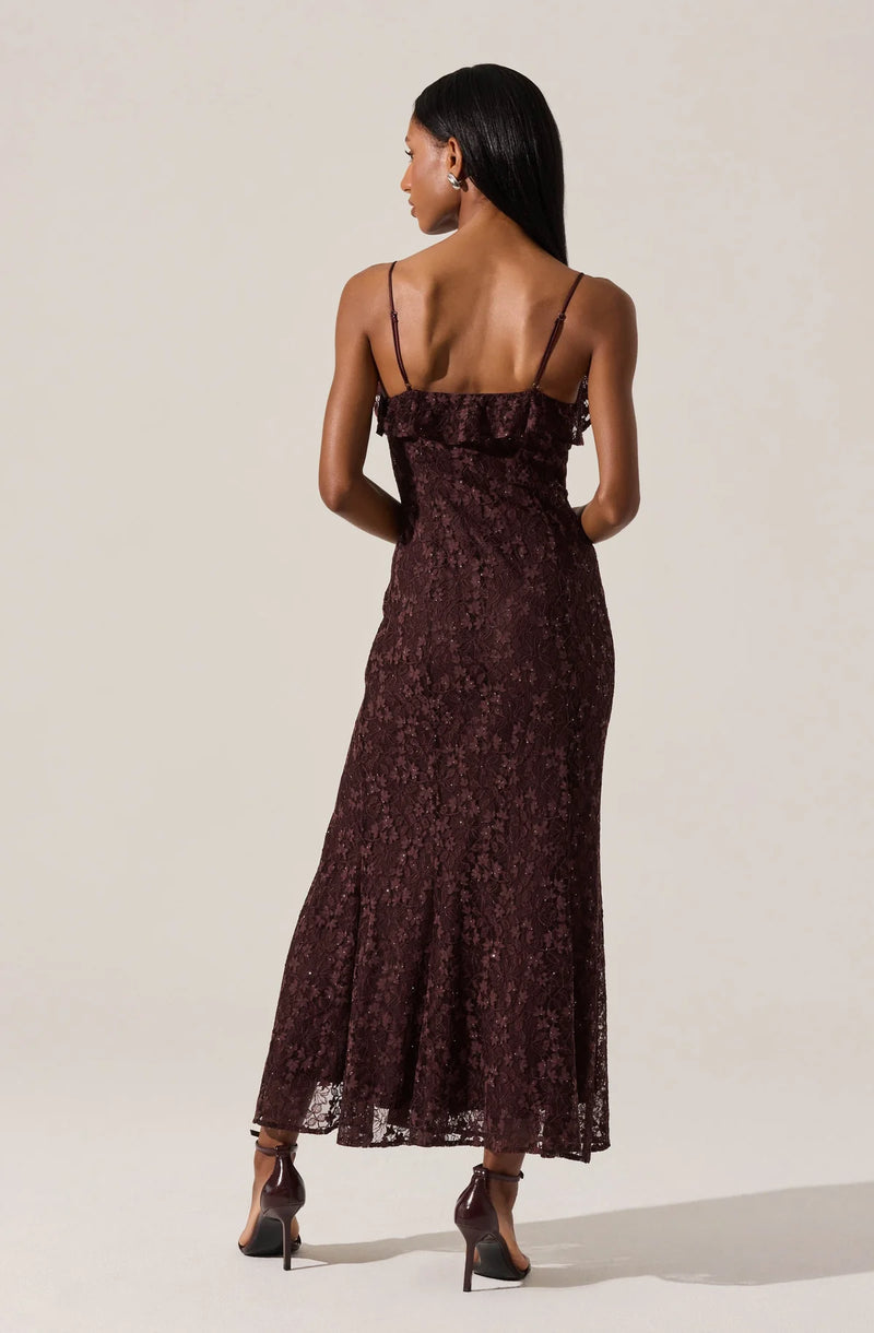 Leonie Floral Lace Maxi Dress