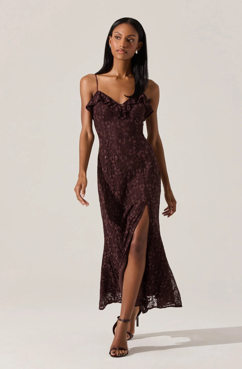 Leonie Floral Lace Maxi Dress