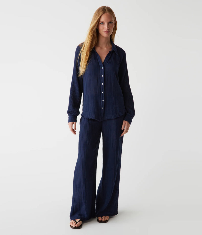 Toni Gauze Button Down Shirt
