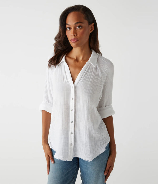 Toni Gauze Button Down Shirt
