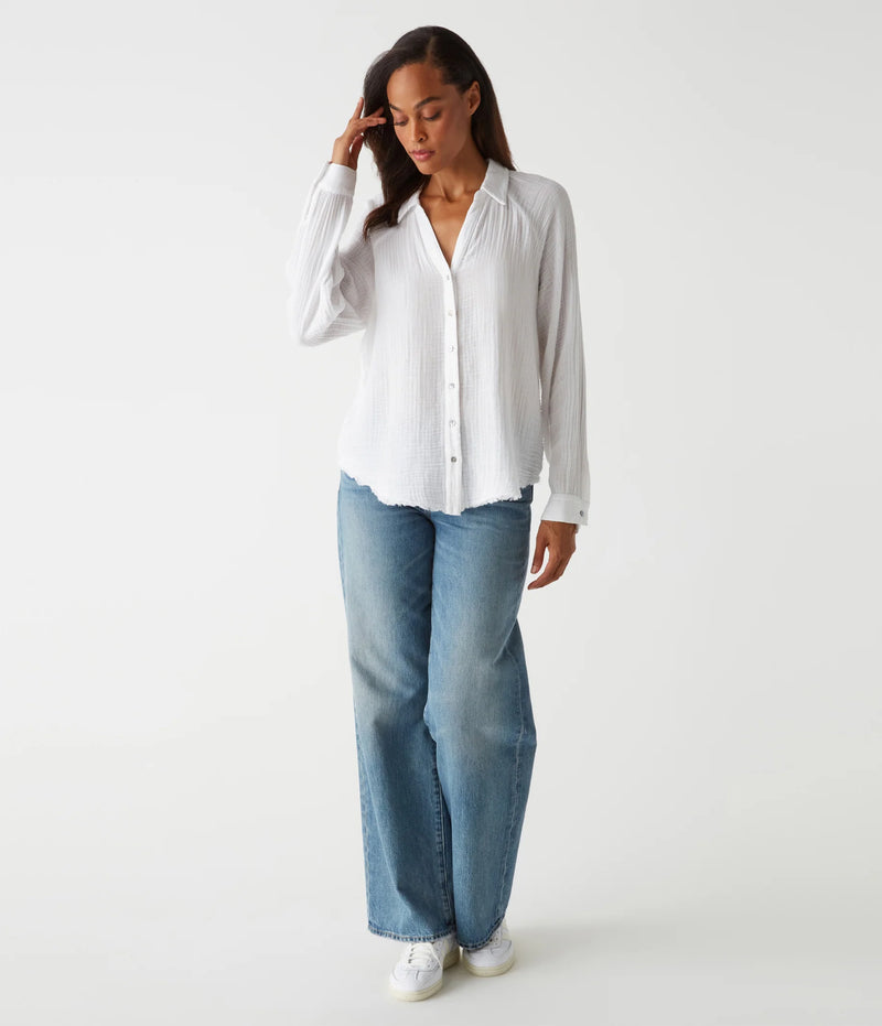 Toni Gauze Button Down Shirt