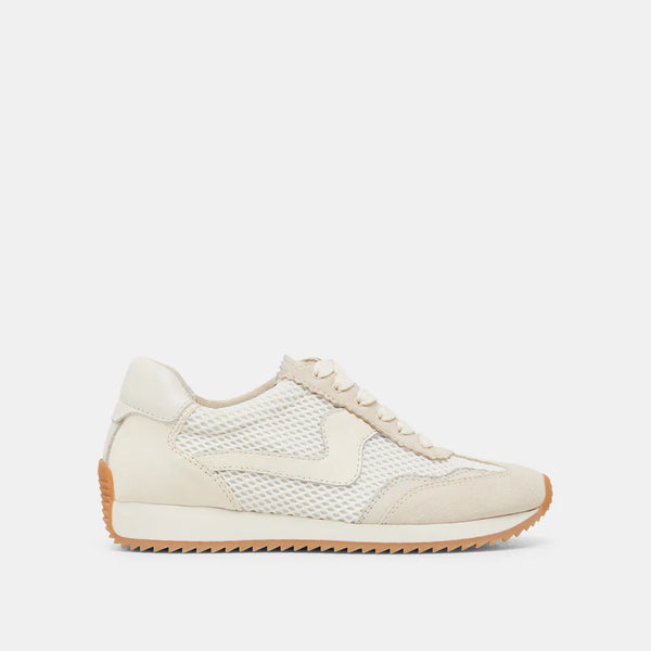 Woven Mesh Sneakers White