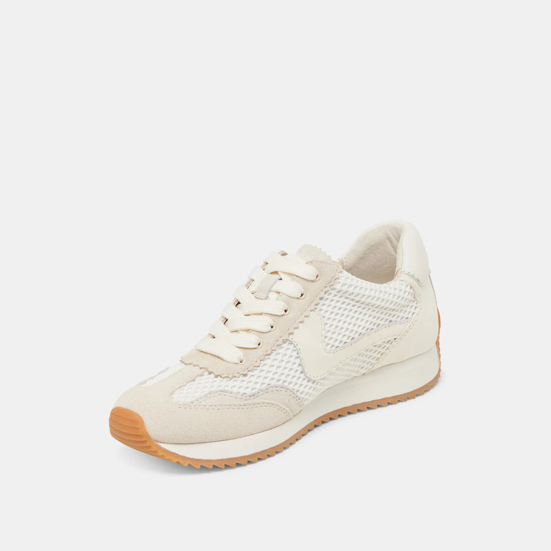 Woven Mesh Sneakers White