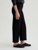 Saige Wide Leg Crop - Super Black