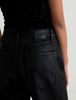 Hattie Crop - Leatherette Super Black