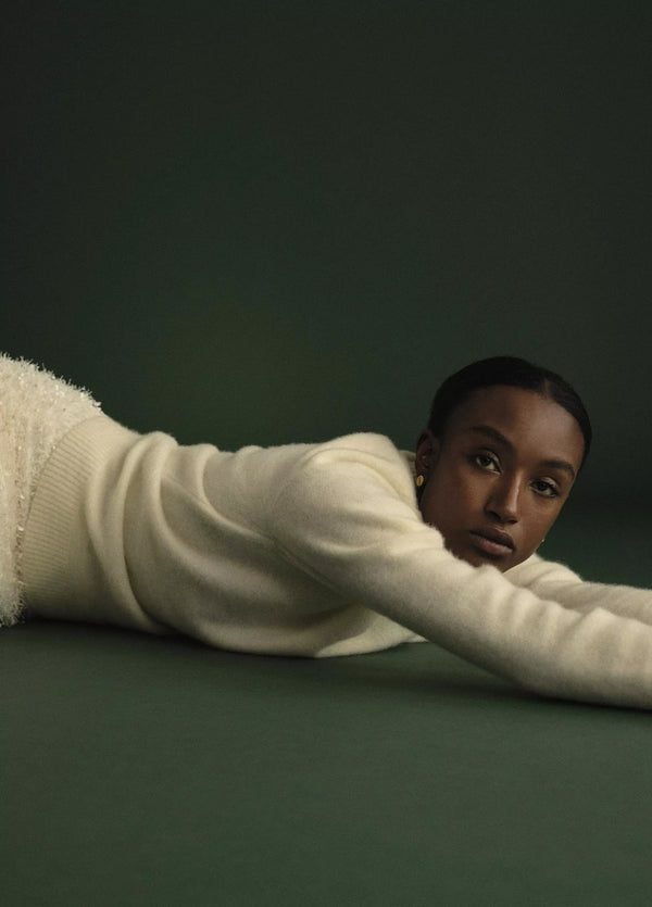 Plush Cashmere Crew Neck Sweater