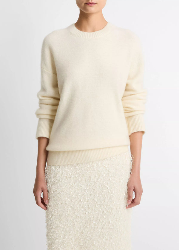 Plush Cashmere Crew Neck Sweater
