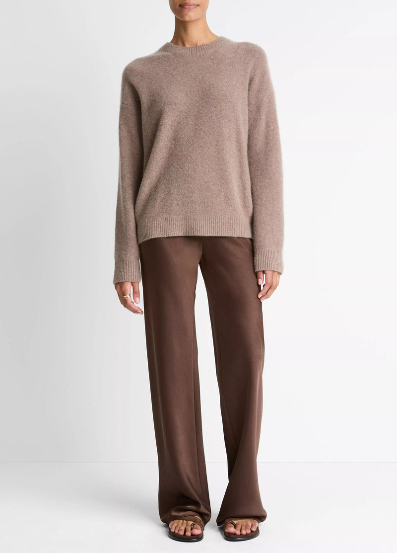 Plush Cashmere Crew Neck Sweater