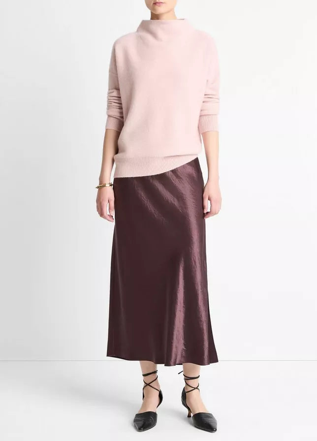 Plush Cashmere Funnel-Neck Sweater - Balleto