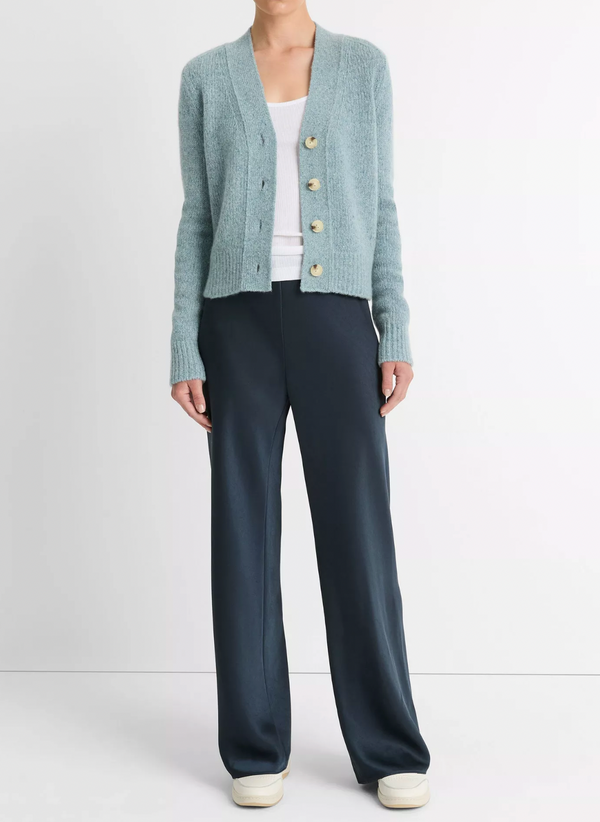 Cashmere Donegal Cardigan - Capri