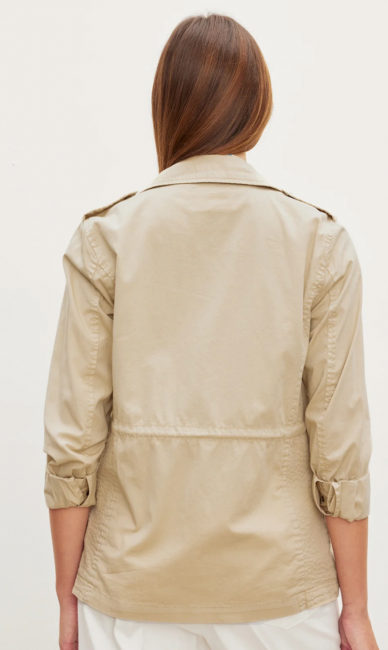 Ruby Light-Weight Army Jacket - Oatmeal