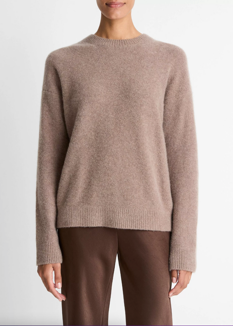 Plush Cashmere Crew Neck Sweater