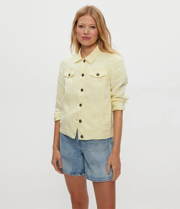Jean Linen Jacket - butter