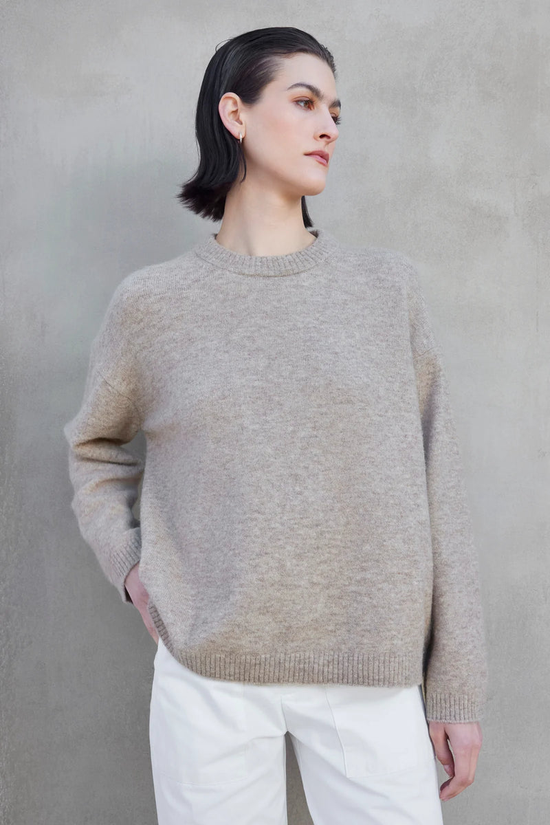 Lakewood Alpaca Sweater - Oat