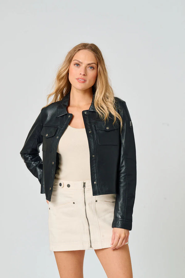Feodora RF Leather Jacket – Ecco Clothes