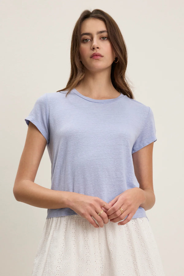 Casey Linen Knit Tee