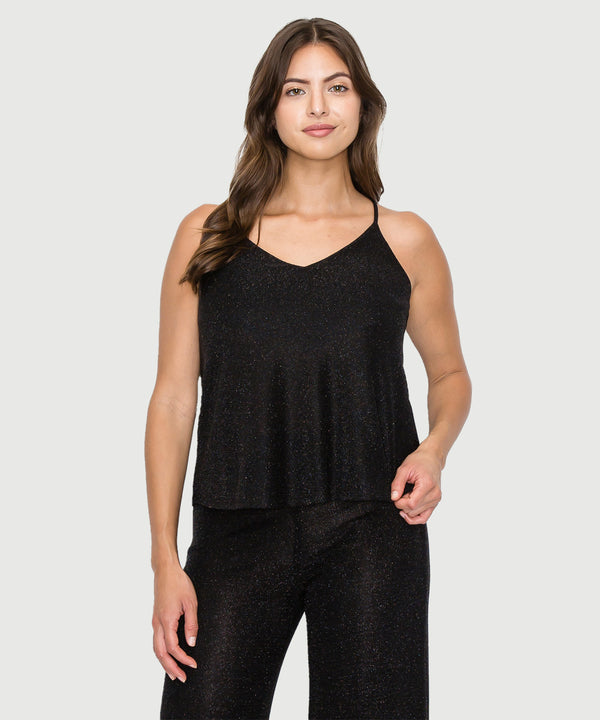 Glitter Racerback Tank Top
