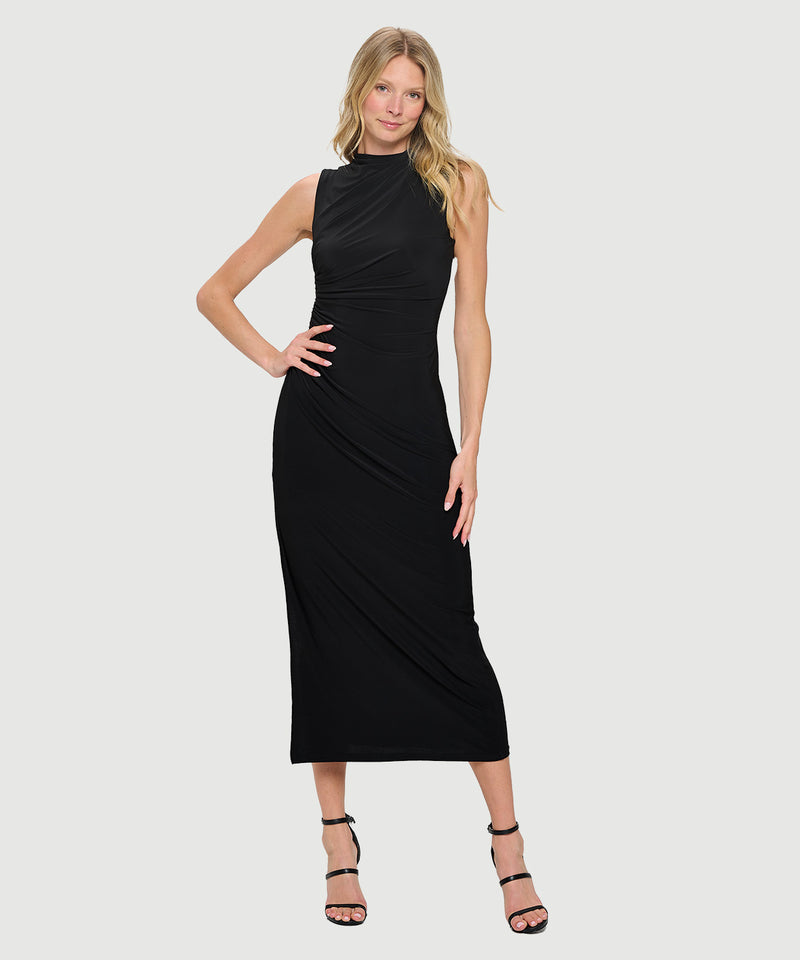 Sleeveless Maxi Gathered Dress