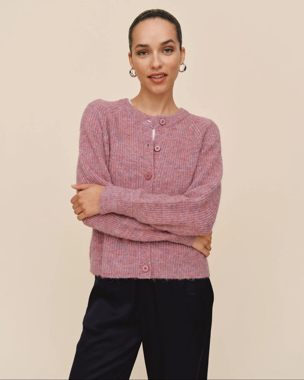 Raglan Cardigan - Frosted Wisteria