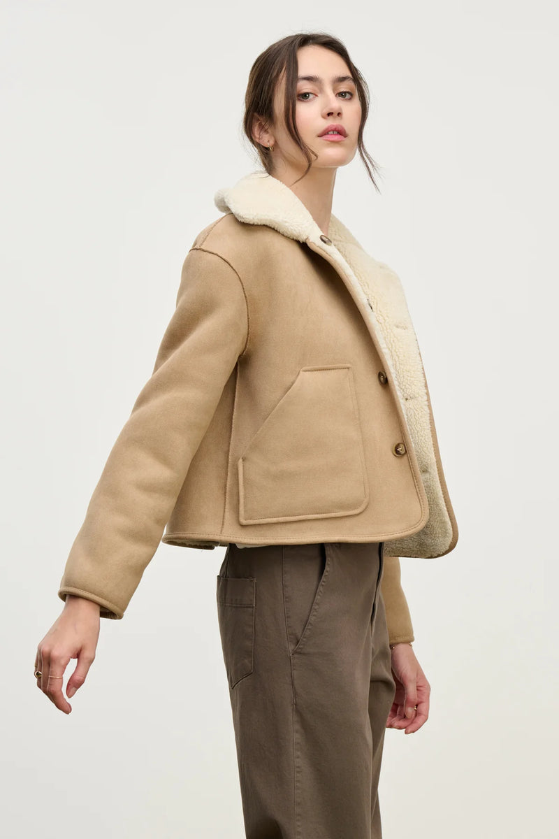 amara sherpa reversible jacket