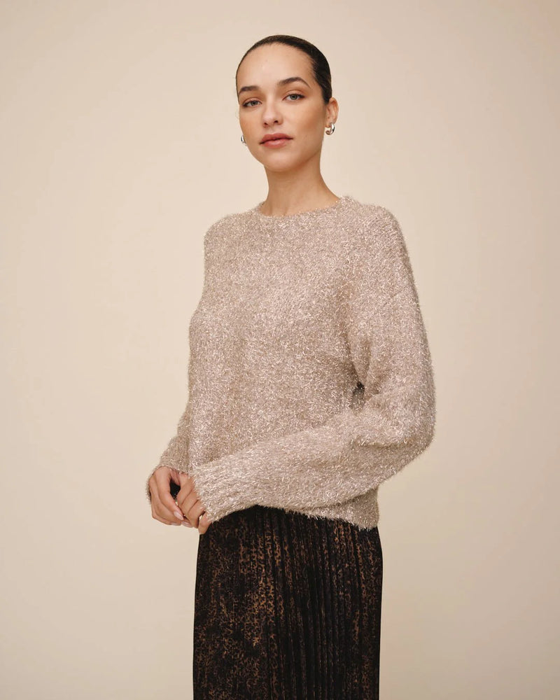 Slouchy Sweater - Gold Shimmer