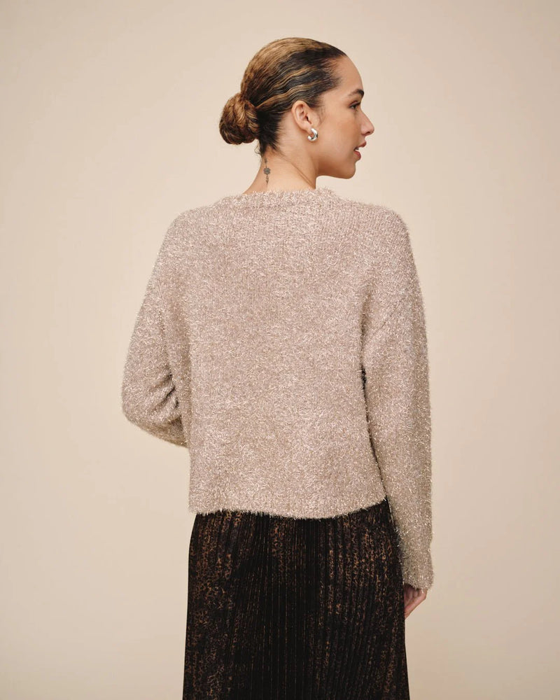 Slouchy Sweater - Gold Shimmer