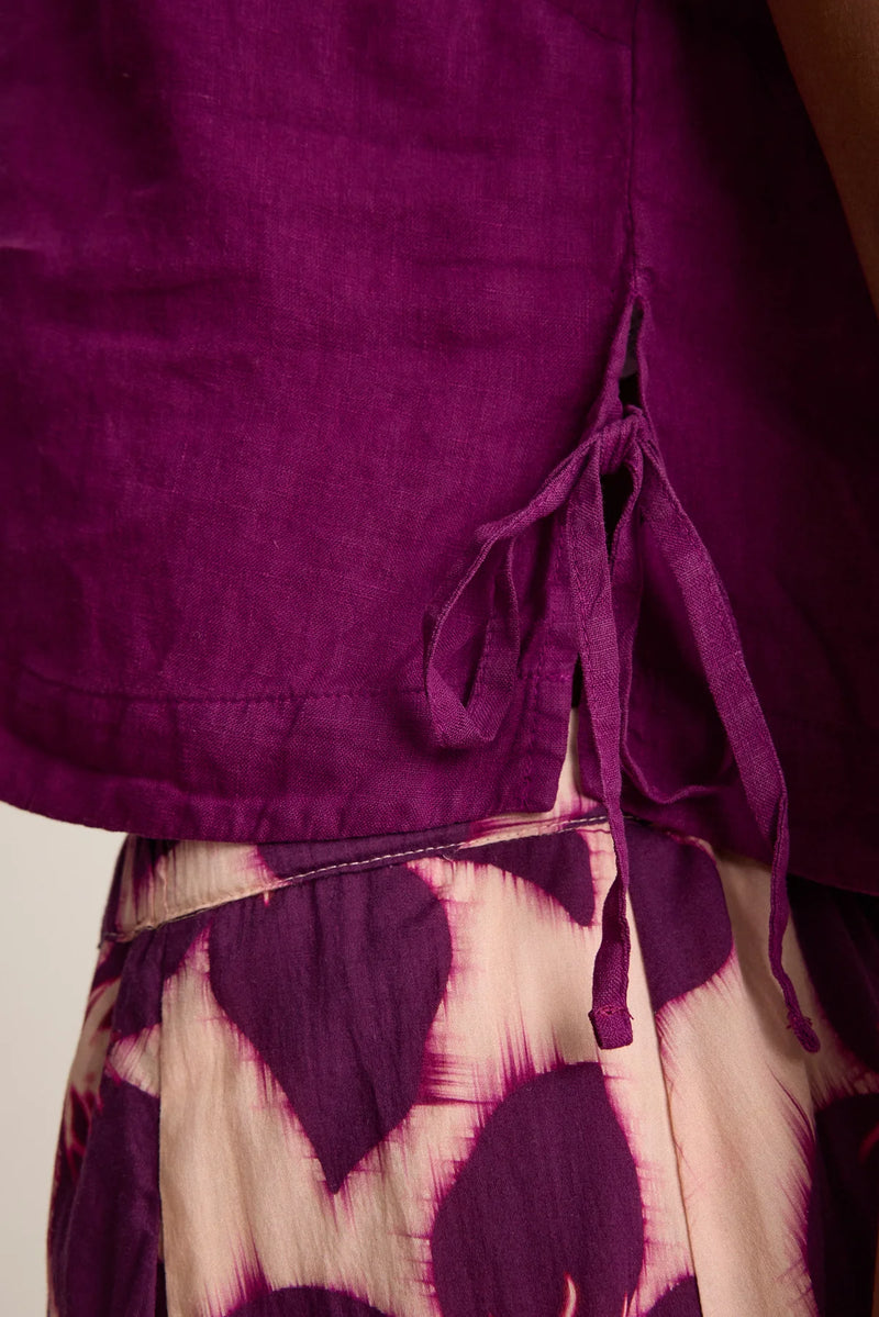 Tavia Linen Top
